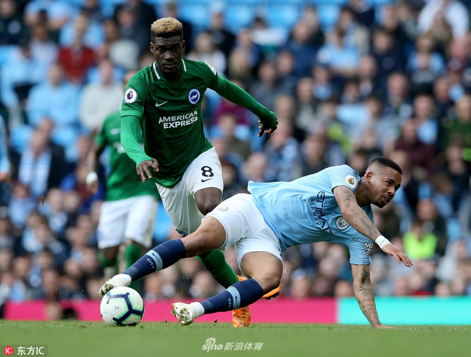 [英超]曼城2-0布莱顿