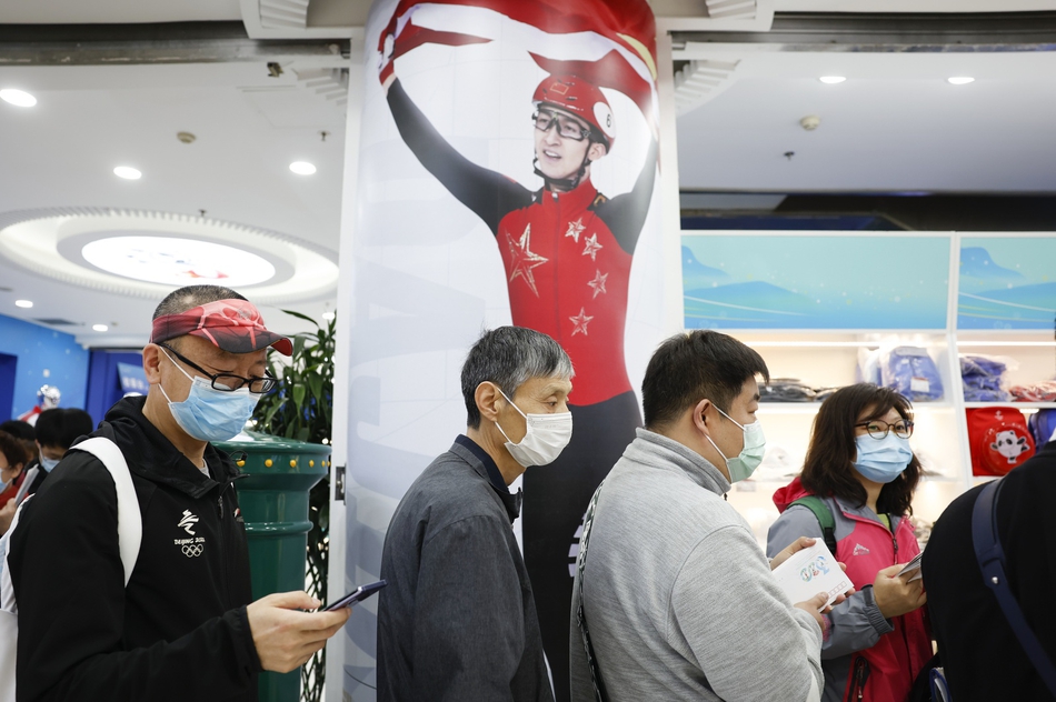 顾客们热情高涨