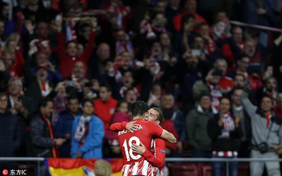 欧联杯半决赛次回合：马德里竞技VS阿森纳