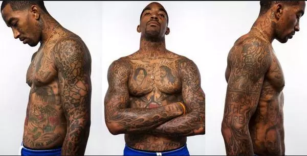 最多样的纹身――JR-史密斯