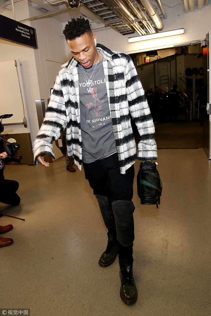 NBA第一潮男！威少近期的潮流穿搭风格多变