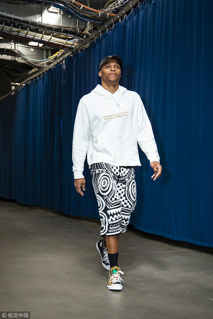 NBA第一潮男！威少近期的潮流穿搭风格多变