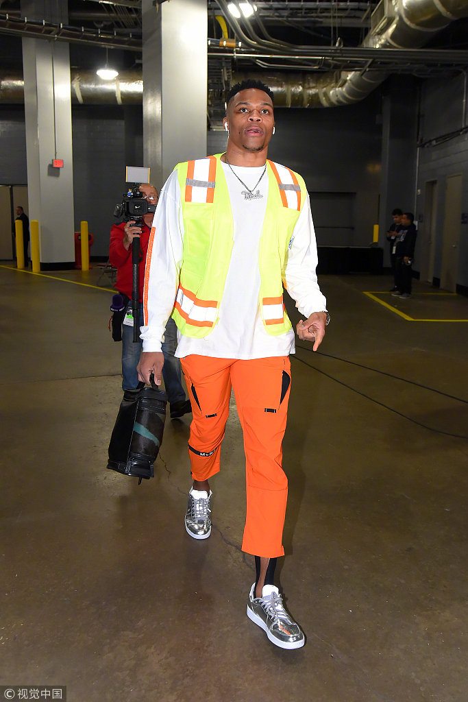 NBA第一潮男！威少近期的潮流穿搭风格多变