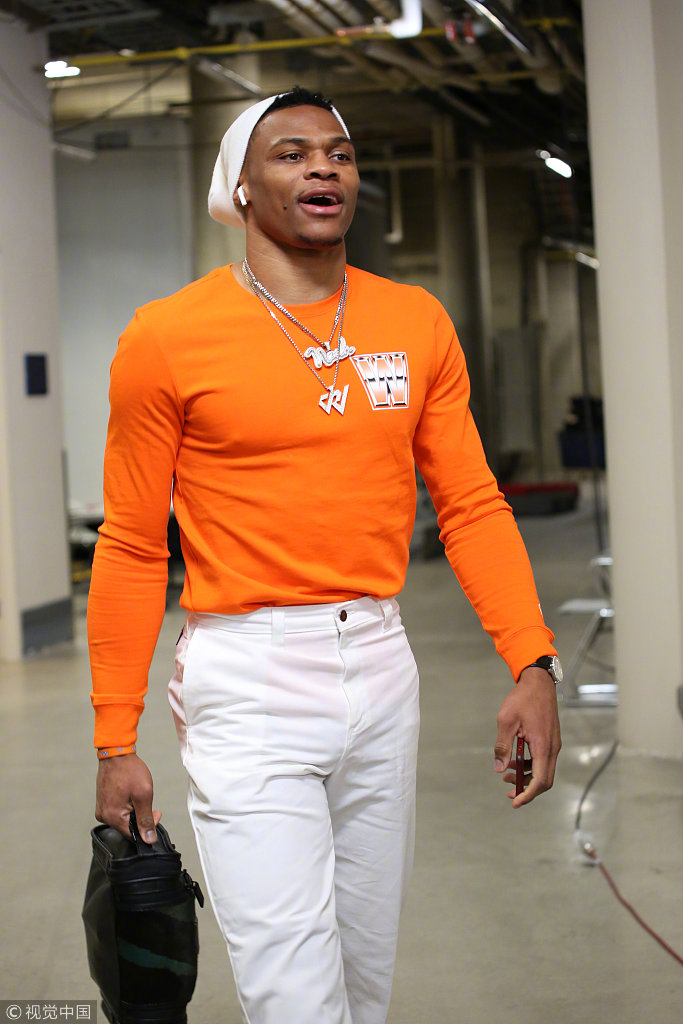 NBA第一潮男！威少近期的潮流穿搭风格多变