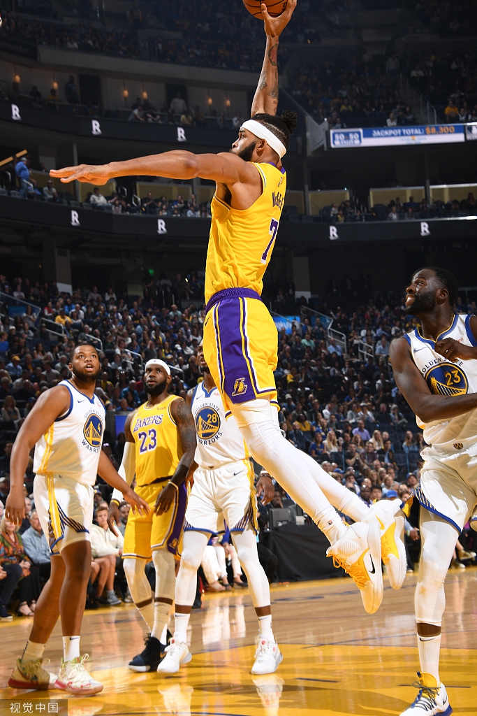 [NBA季前赛]湖人123-101勇士