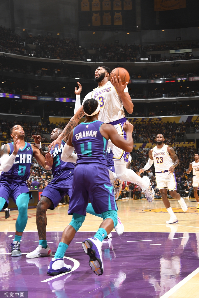 [NBA常规赛]黄蜂101-120湖人