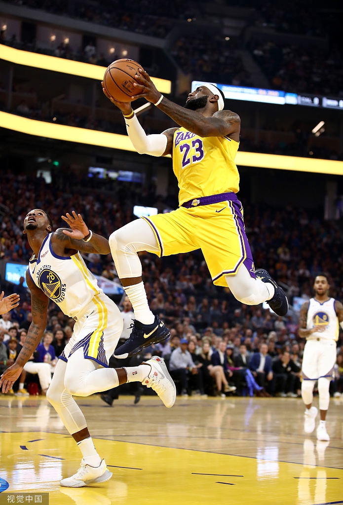 [NBA季前赛]湖人123-101勇士