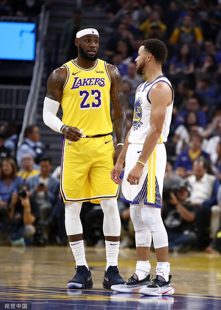 [NBA季前赛]湖人123-101勇士