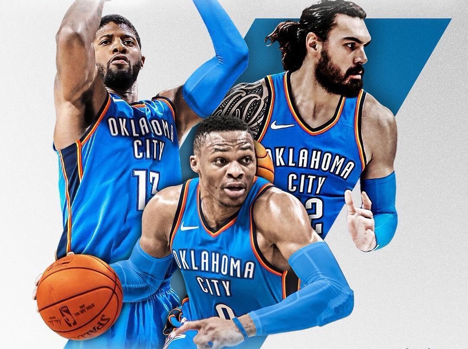 1、俄克拉荷马雷霆