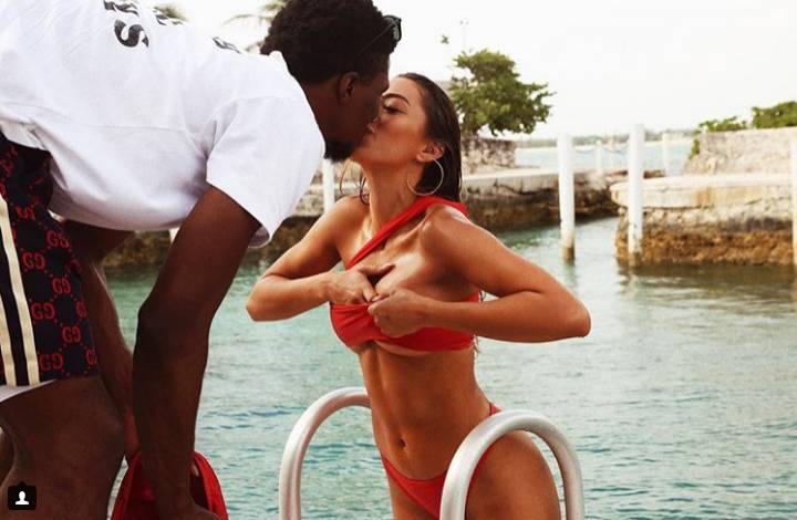 NBA小将的性感女友！他说这个女人不止是一个模特这么简单