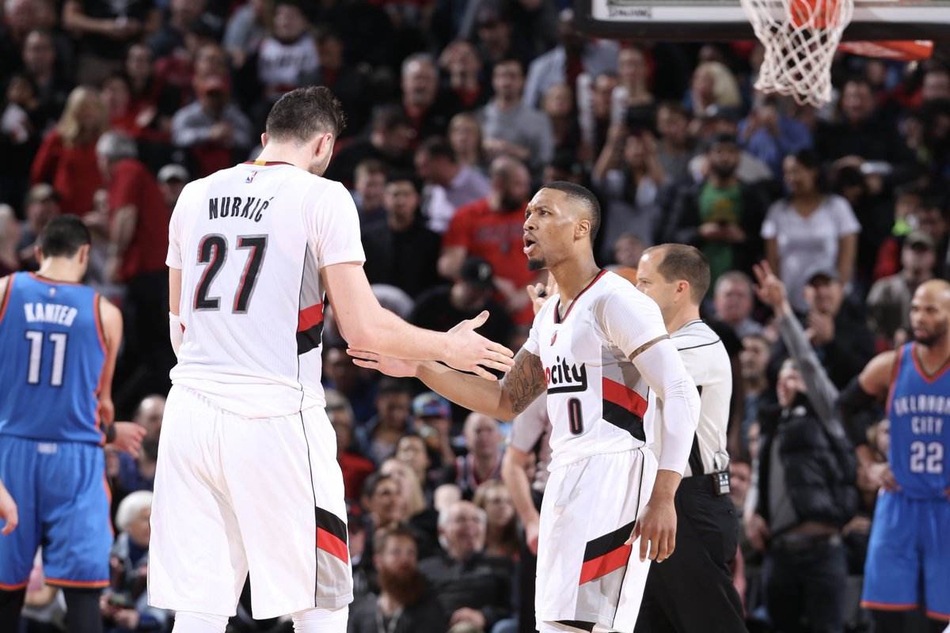 4、利拉德助攻努尔基奇126次