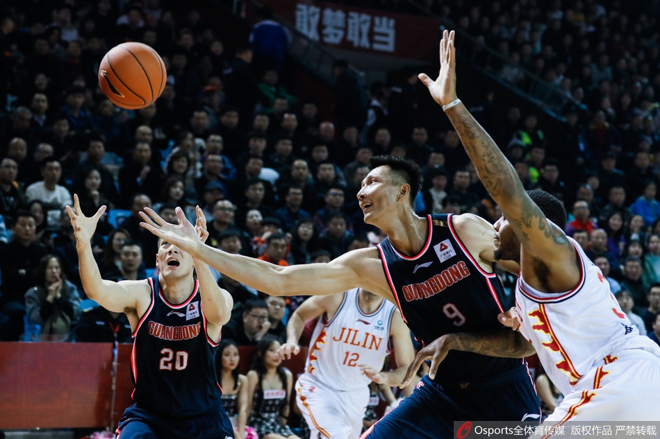 CBA第4轮:吉林120-115广东