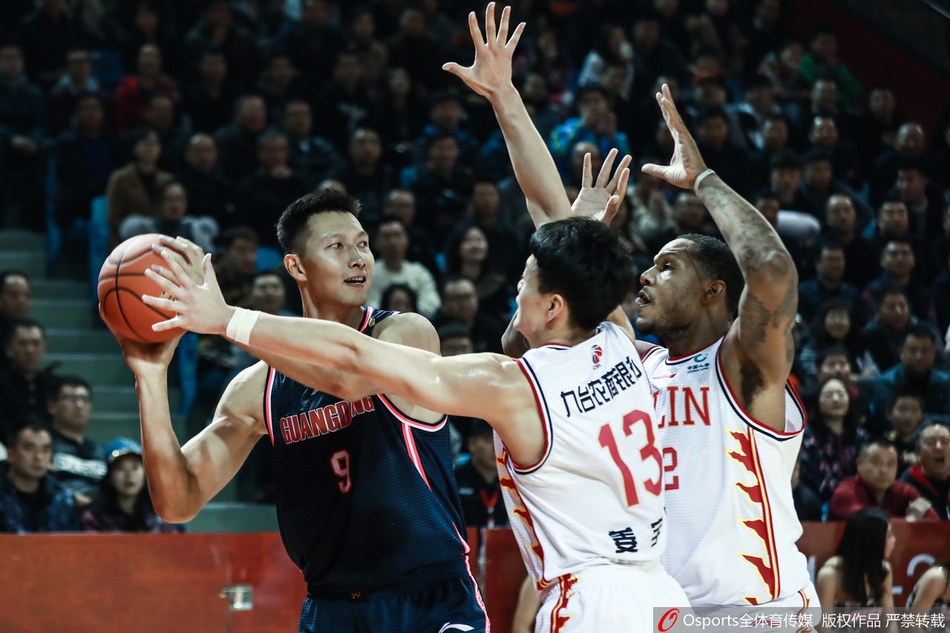 CBA第4轮:吉林120-115广东