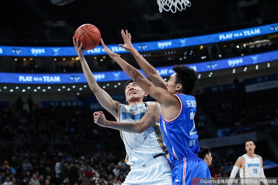 CBA第24轮：北京115-82天津