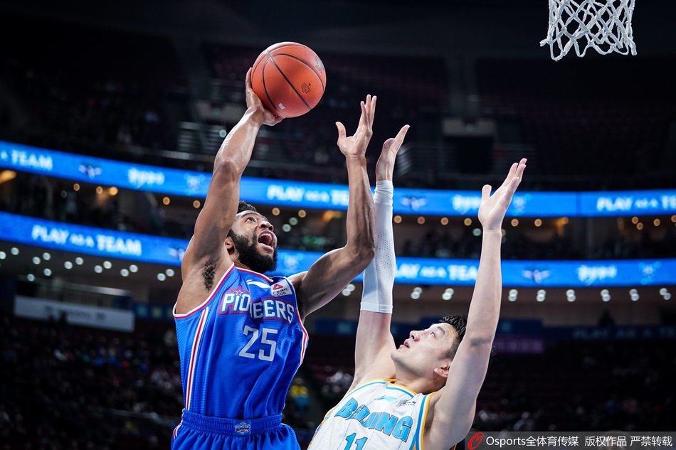 CBA第24轮：北京115-82天津