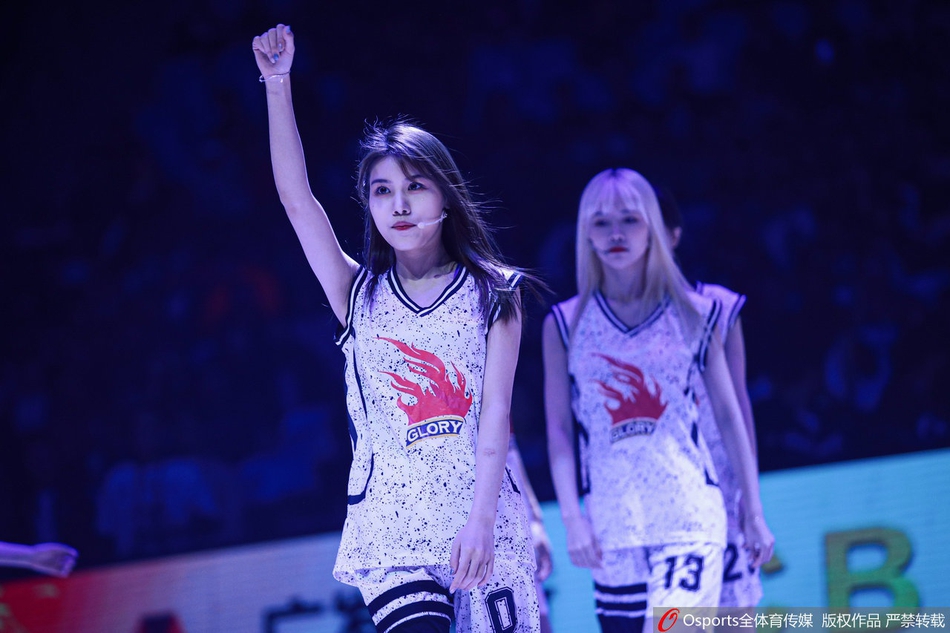 CBA星锐队vs中国大学生篮球战队 GNZ48女团暖场表演