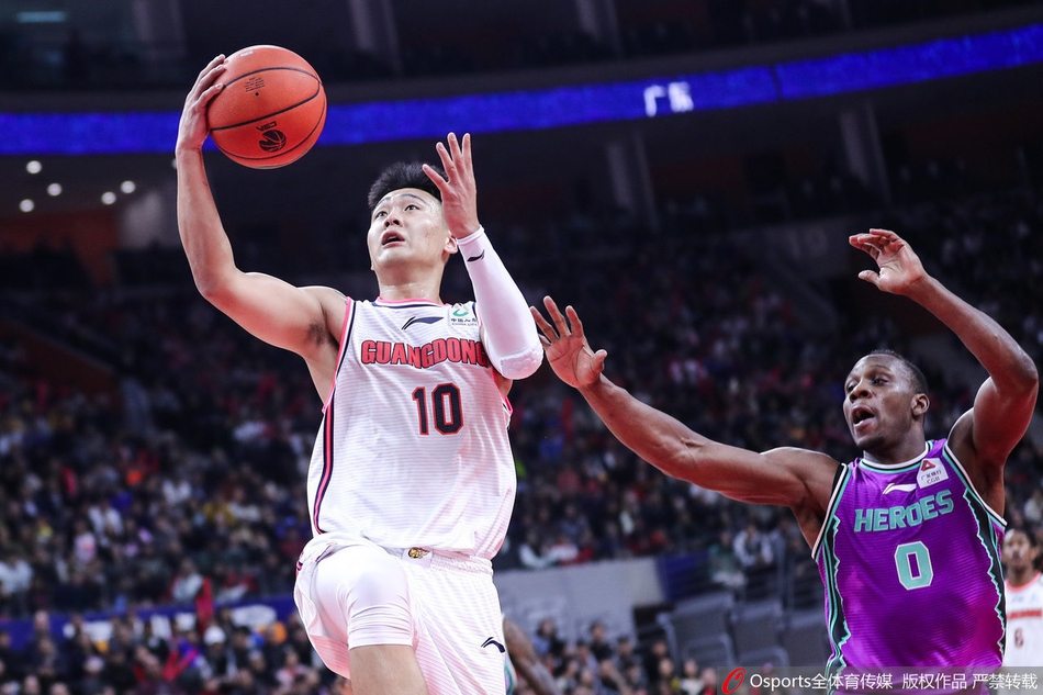 CBA第29轮：广东vs山东