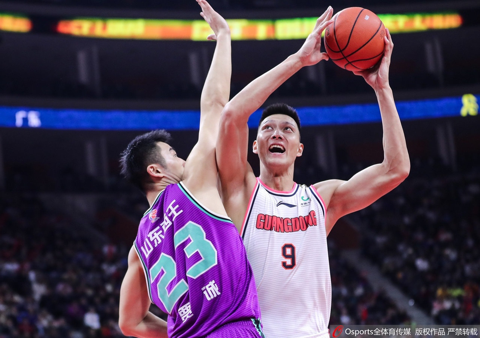 CBA第29轮：广东vs山东
