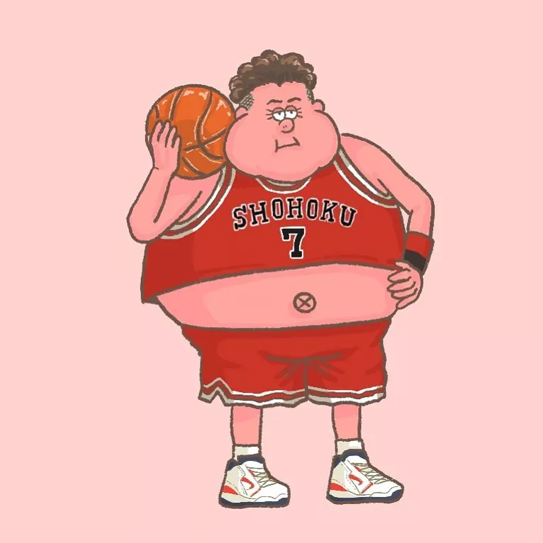 毁童年系列！如果灌篮高手里的人物都变胖了