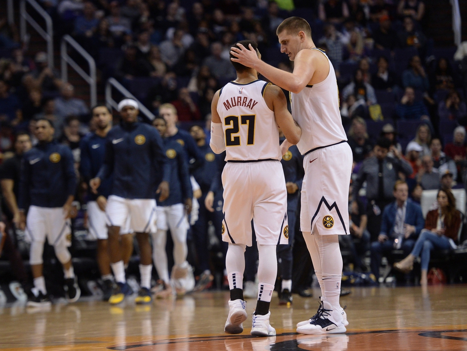 13、约基奇助攻穆雷103次