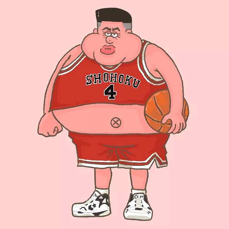 毁童年系列！如果灌篮高手里的人物都变胖了