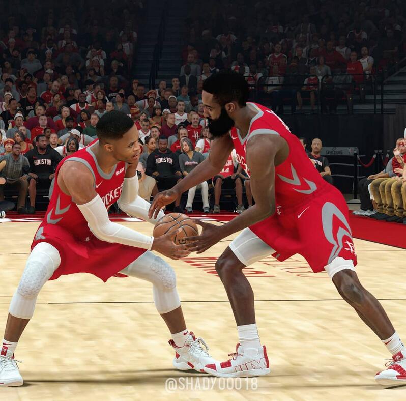 时隔七年再次联手！哈登与威少的从前与现在，都是故事