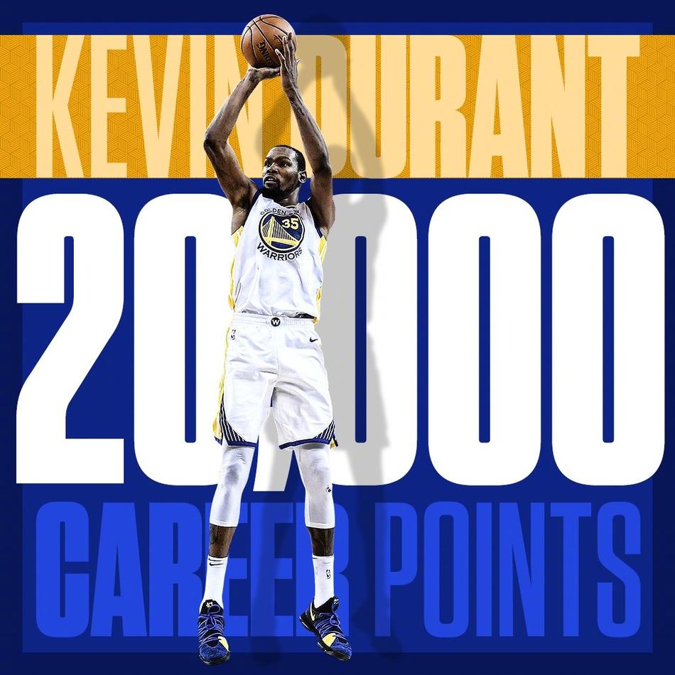 KD成为历史第二年轻2万分先生