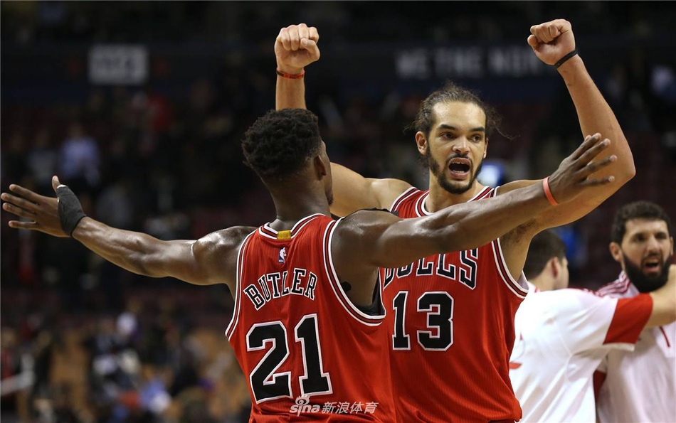 9.芝加哥公牛：德里克-罗斯、吉米-巴特勒、乔金-诺阿