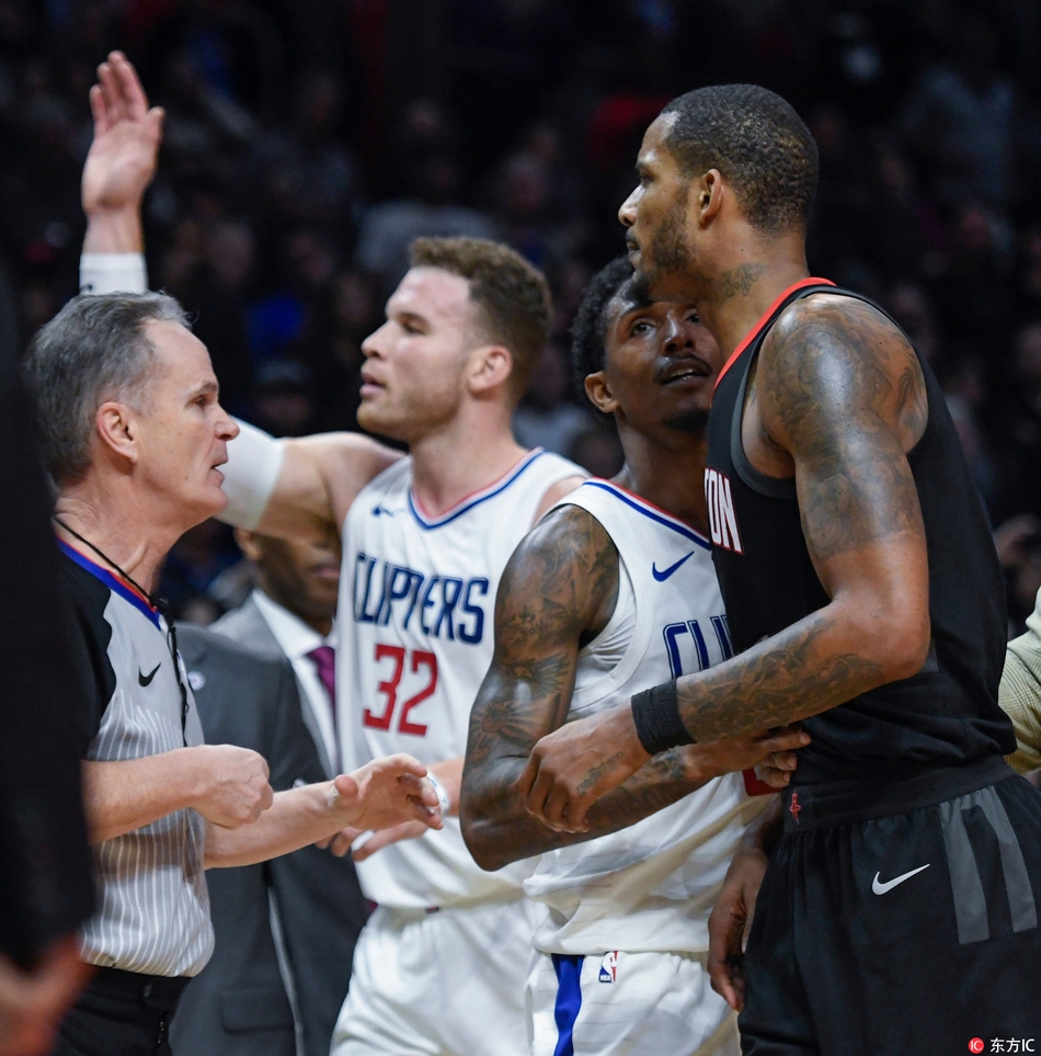 火箭快船冲突合集