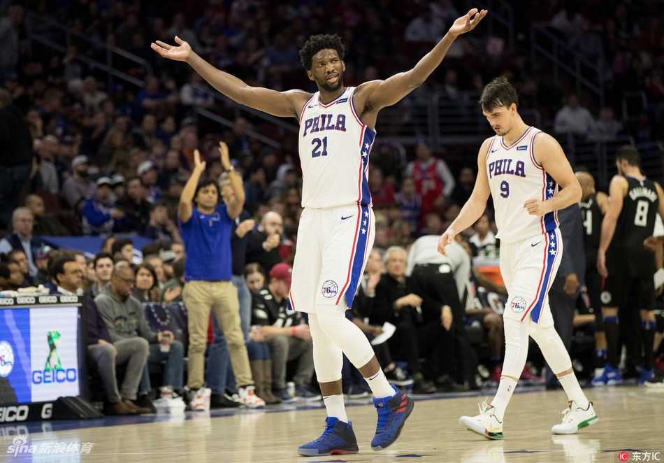 9.费城76人：2014年，乔尔-恩比德