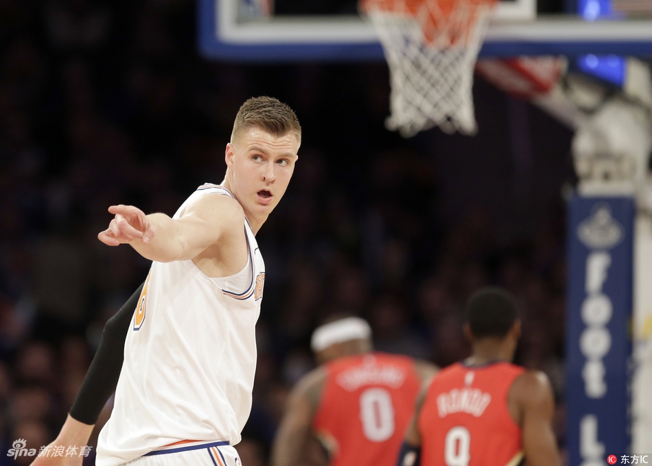 8.纽约尼克斯：2015年，克里斯塔普斯-波尔津吉斯