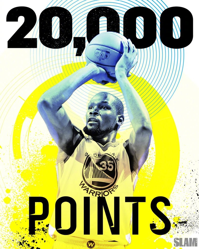 KD成为历史第二年轻2万分先生