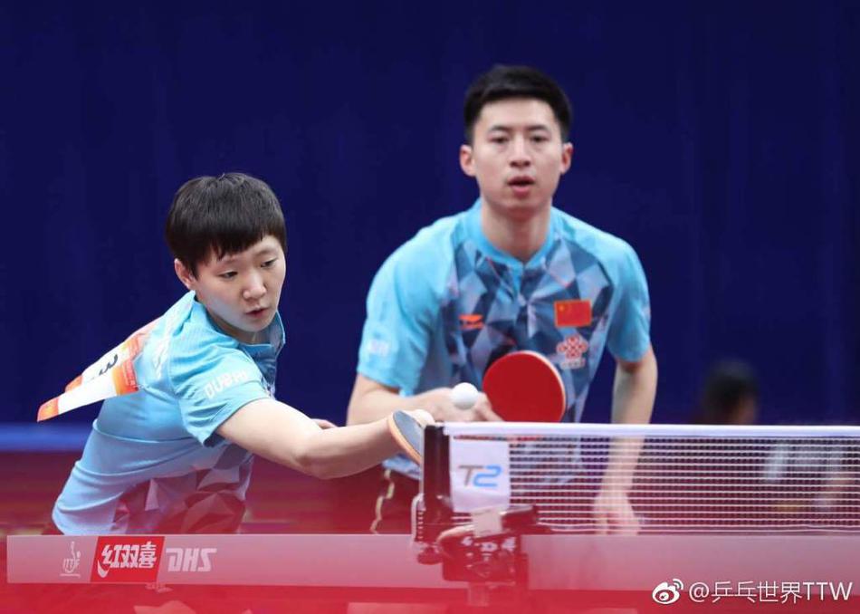 亚乒赛周雨陈幸同进混双四强_高清图集_新浪网