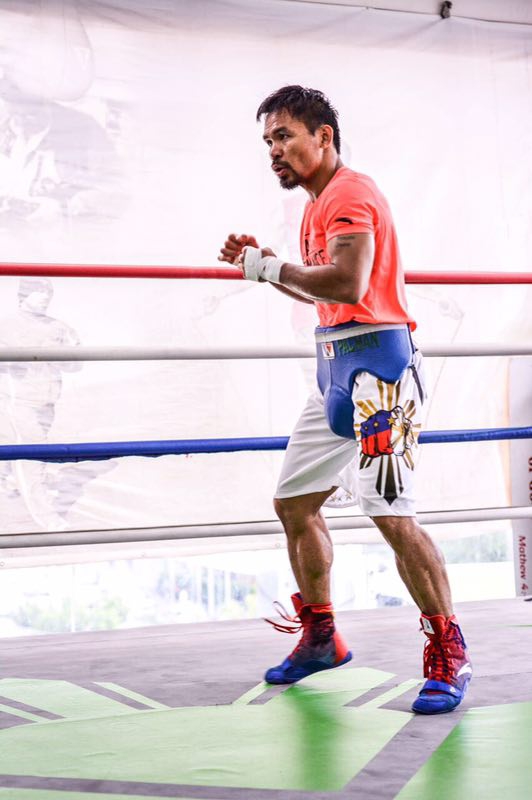 帕奎奥澳大利亚训练备战霍恩