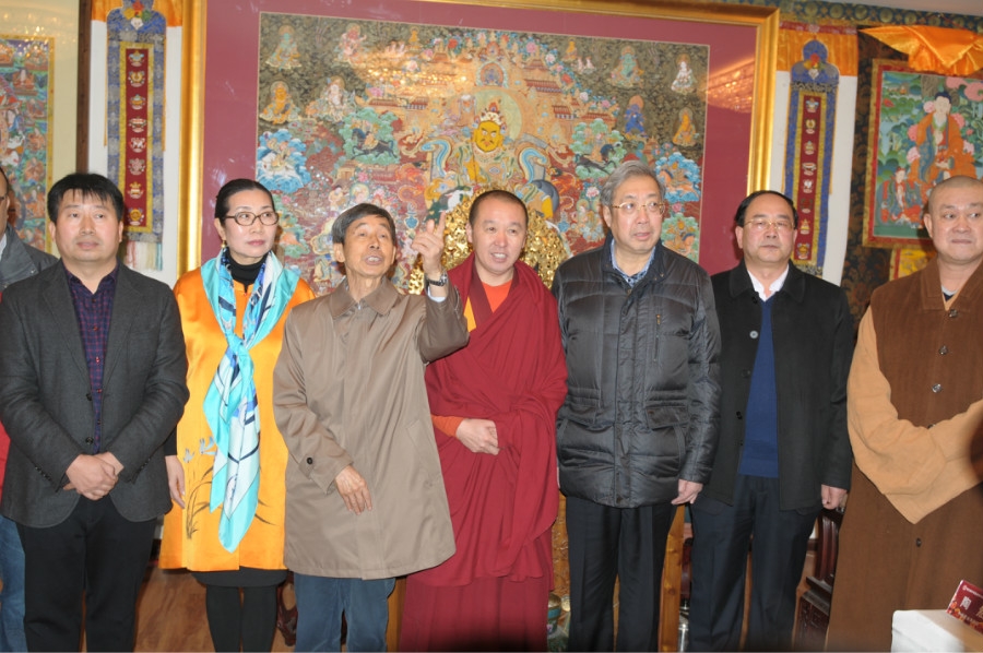 女子围甲第14轮五台山分站赛 罗睺寺住持赠祝语