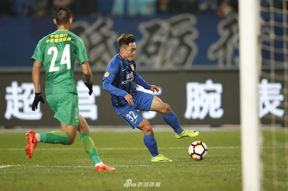 新浪直击江苏苏宁1-2北京国安