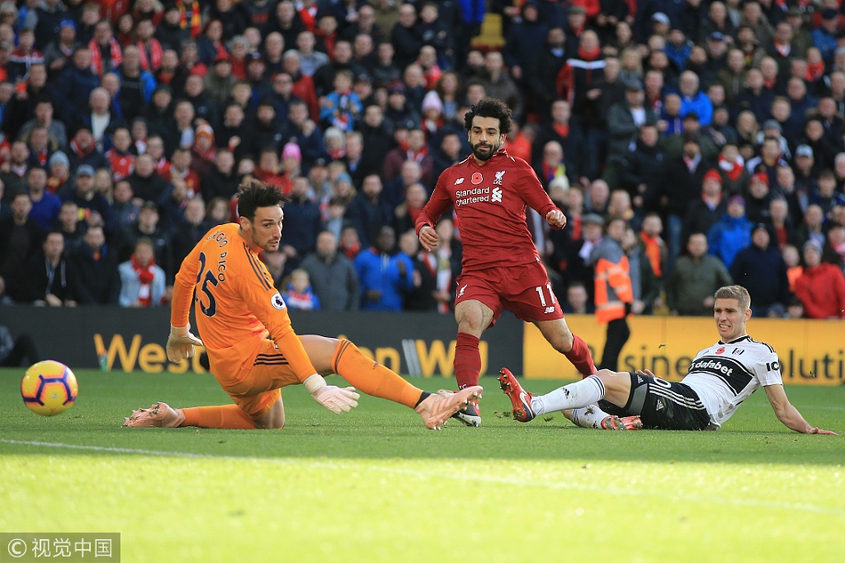 萨拉赫为利物浦取得领先