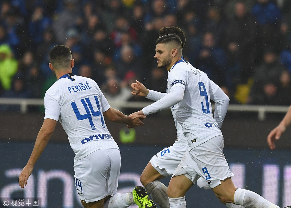 伊卡尔迪破门庆祝