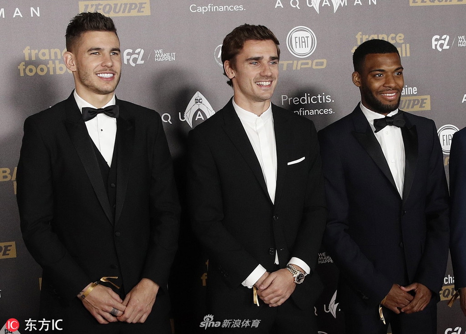 法国众将亮相金球奖