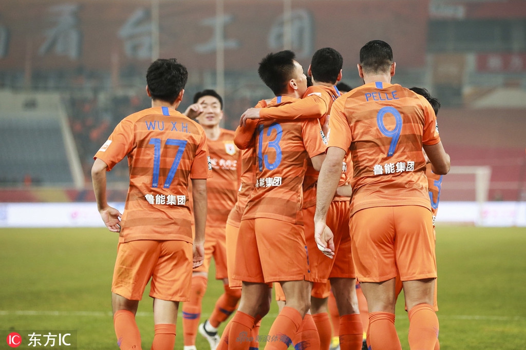 鲁能领先了