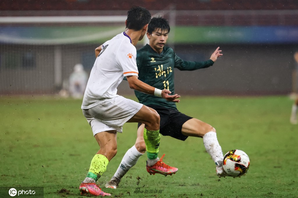 [全运会U20男足]浙江2-1新疆