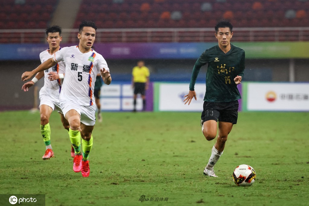 [全运会U20男足]浙江2-1新疆