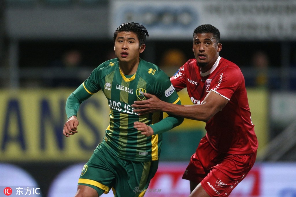 为海牙在荷甲联赛中出战