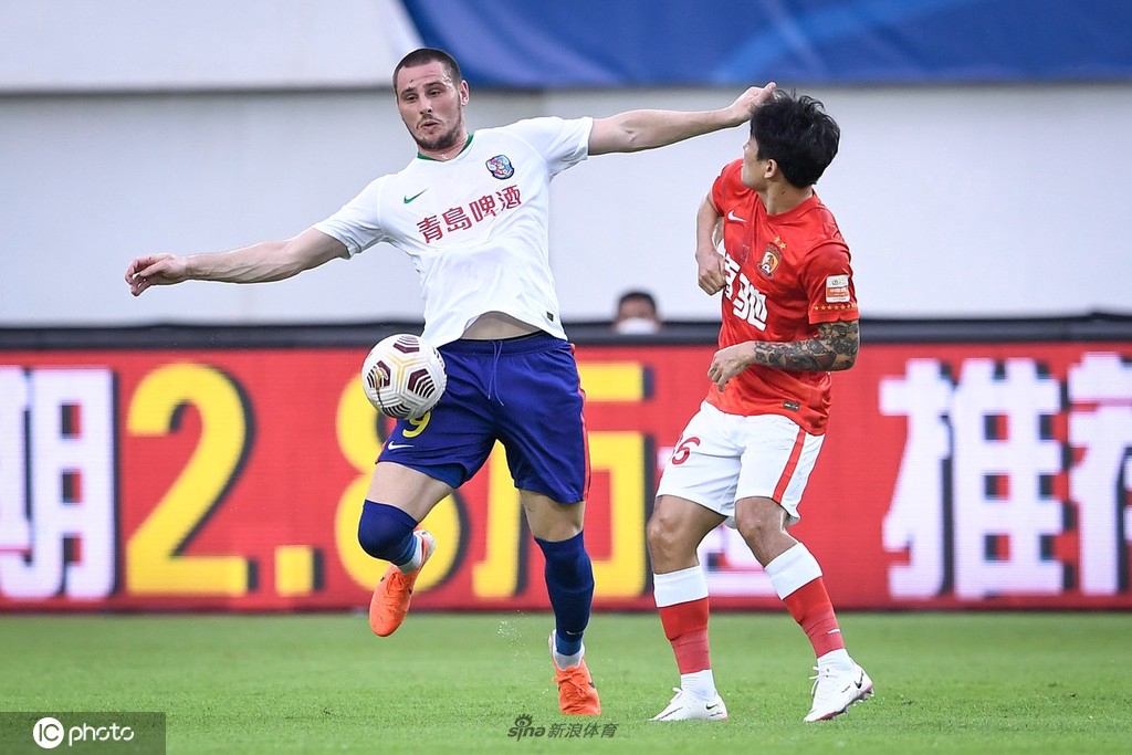 广州队5-0青岛队