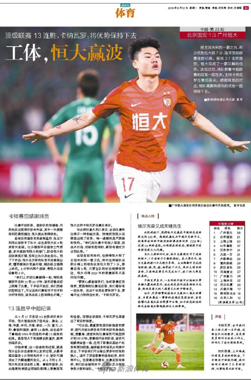 恒大冠军稳了VS国安渐行渐远-京粤媒体复盘比赛