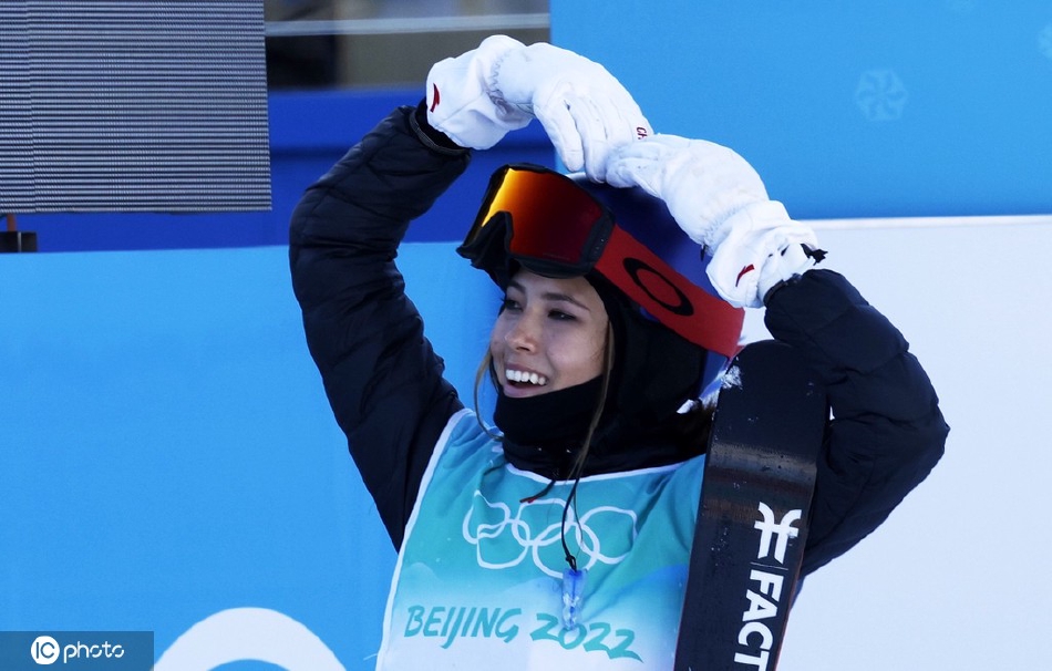 中国冬奥第三金！大跳台谷爱凌夺冠