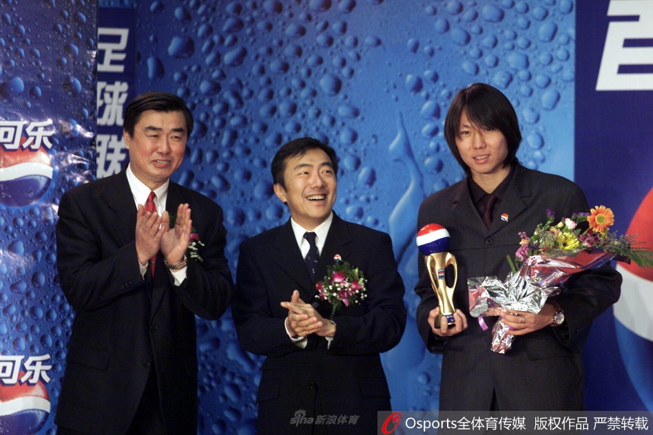 李铁2001年当选中国足球先生