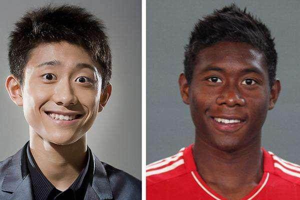 足坛撞脸演艺圈 德赫亚这张笑喷