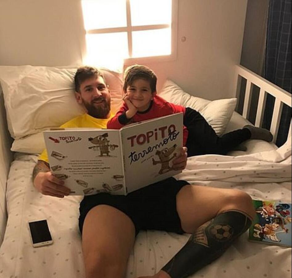 还原优质偶像梅西 孝子良友好丈夫