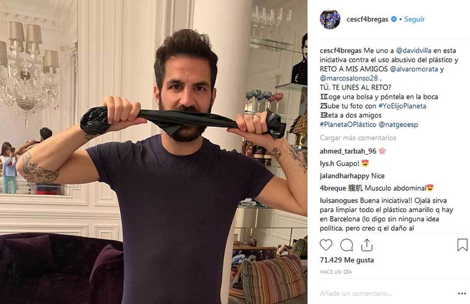 小白卡西领衔足坛巨星参加环保挑战